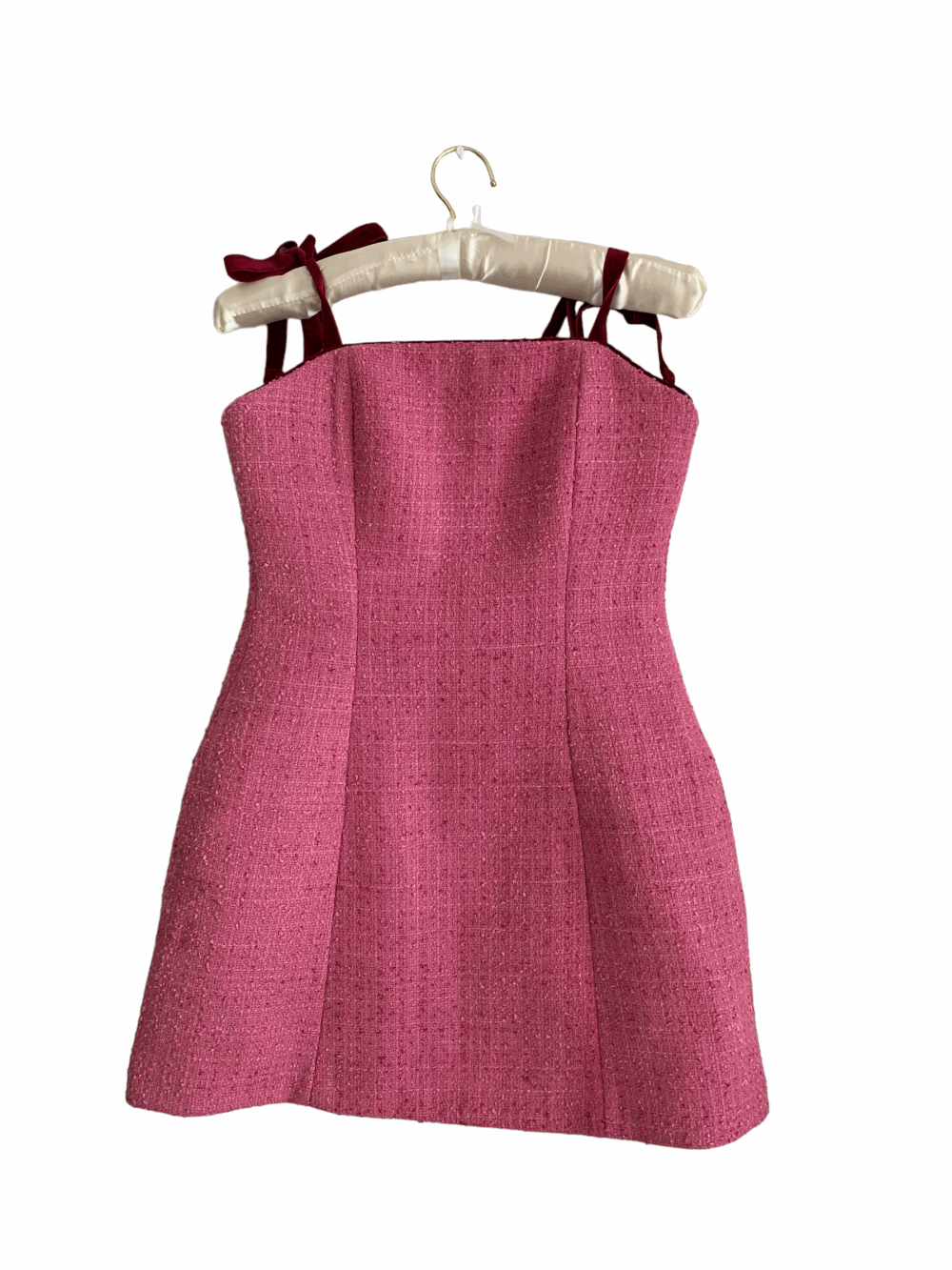 [PREMIUM] [Dress] Viviene Tweed Ribbon Mini Dress / 2 colors